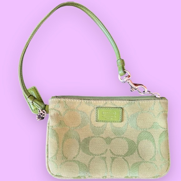Coach Handbags - Coach Authentic logo wristlet